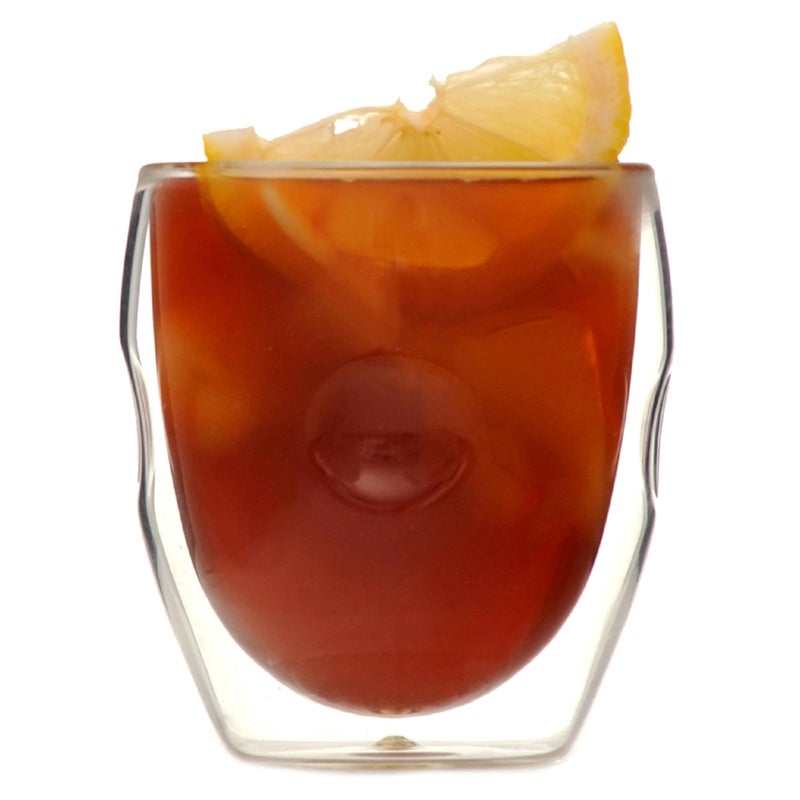 Ozeri Moderna Artisan Series Double Wall 8 oz Beverage Glasses - Set of 4 Drinking Glasses - Image 2