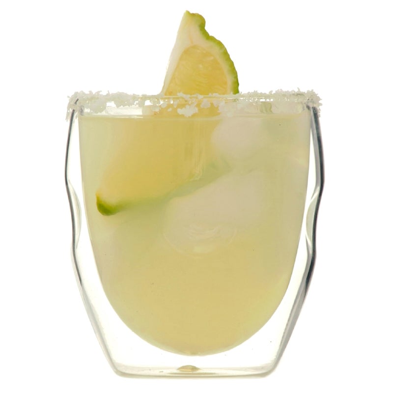 Ozeri Moderna Artisan Series Double Wall 8 oz Beverage Glasses - Set of 4 Drinking Glasses - Image 5