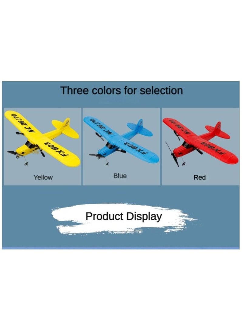 AROAQ RC Foam Aircraft Remote Control Airplane Foam Toys for Children FX803 With Box Red  - Image 2