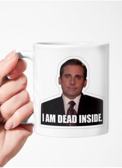 I'm Dead Inside Mug Ceramic Mug for Tea and Coffee with Handle 11Oz
