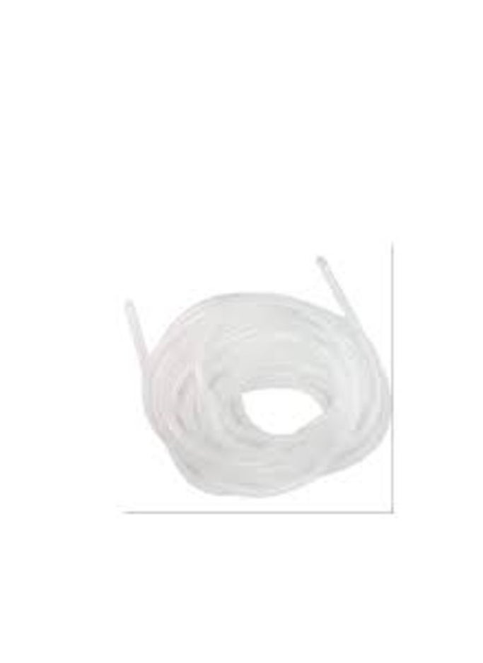 KNP KNP White Spiral Cable Wrap 15 MM is an efficient cable management solution designed to organize and protect medium sized bundles of cables wires or hoses  - Image 1