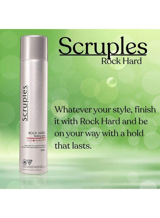 Scruples Rock Hard Finishing Spray Extreme Extra Firm Hold Maximum Control & Shine Lightweight Setting Spray Long Lasting Hairstyle - Image 5