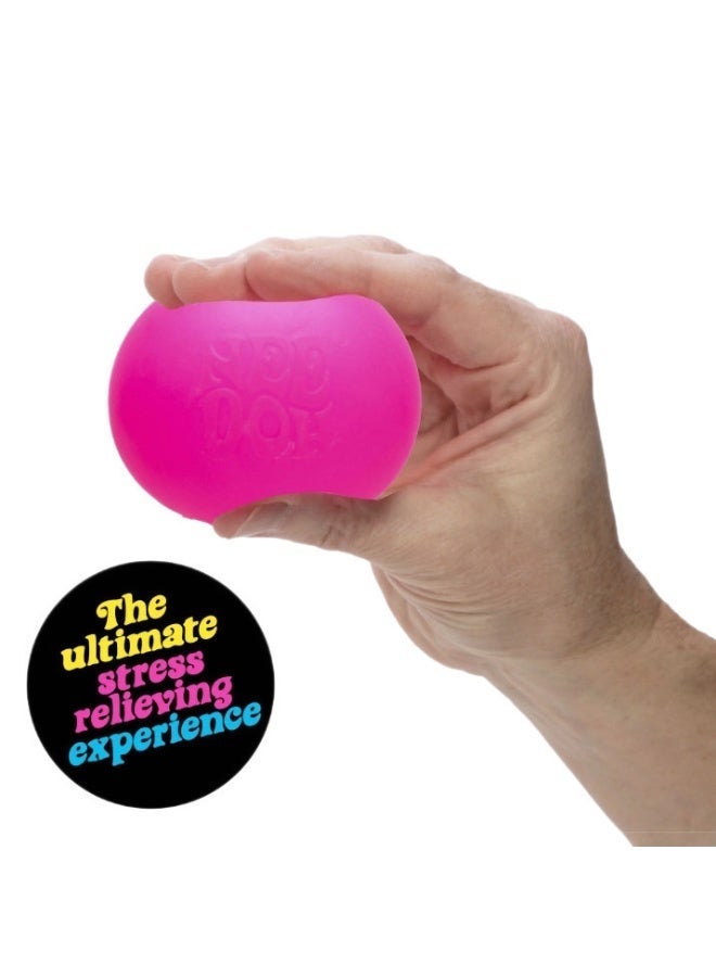 Needoh Squeezable Ball Squishy Toy  - Sensory Fidget Toy for Kids & Adults, Calming Squishy Stress Relief Ball—Red - Image 3