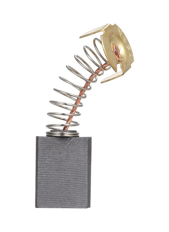 Generic 10-Piece Replacement Carbon Motor Brush Set Grey/Gold/Silver  - Image 2
