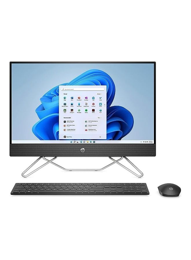 HP All-In-One 24-cb1009nx Desktop PC With 23.8-Inch FHD Touch Display, Intel Core i7-1255U Processor / 16GB RAM / 1TB SSD / 2GB NVIDIA GeForce MX450 Graphics / Windows 11 Home / English/Arabic Jet English/Arabic Jet Black - Image 1