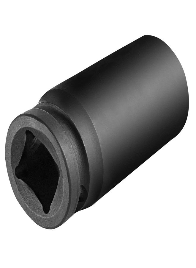 MAXPOWER 1/2 Inch Drive 24mm Deep Impact Socket with 6-Point Design, Heat-Treated Chromium-Molybdenum Steel, Mertic - Image 3