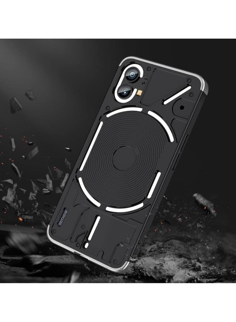 Arabest Compatible with Nothing Phone 1 Phone Case, Hard PC Matte Back Shell Premium Slim 360 Degree Full Body Protective Shockproof Ultra Thin Cover for Nothing Phone (1) - Image 3
