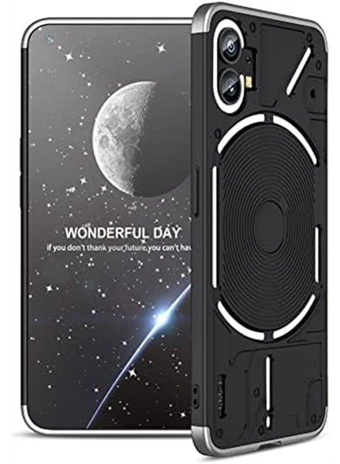 Arabest Compatible with Nothing Phone 1 Phone Case, Hard PC Matte Back Shell Premium Slim 360 Degree Full Body Protective Shockproof Ultra Thin Cover for Nothing Phone (1) - Image 1