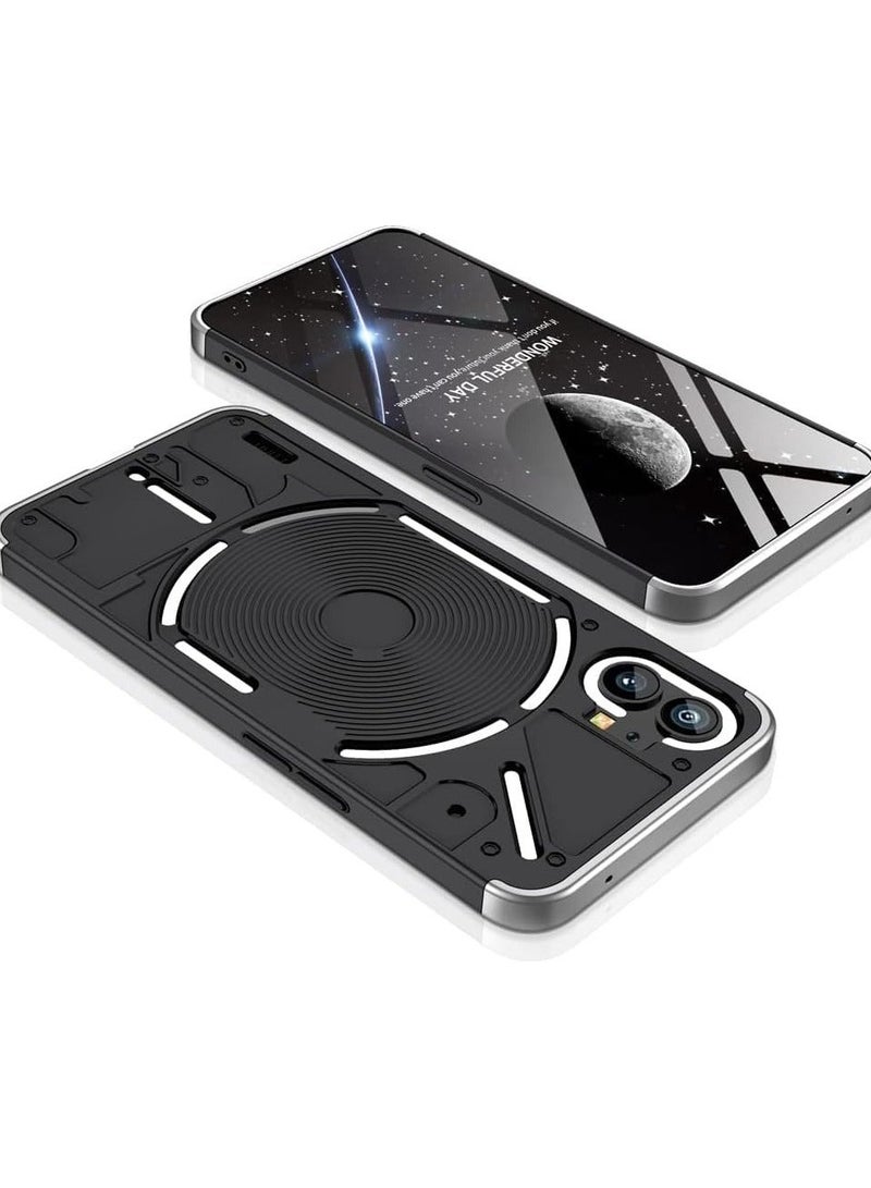 Arabest Compatible with Nothing Phone 1 Phone Case, Hard PC Matte Back Shell Premium Slim 360 Degree Full Body Protective Shockproof Ultra Thin Cover for Nothing Phone (1) - Image 2