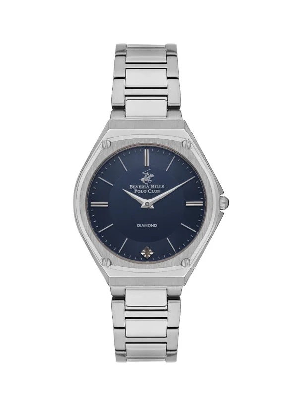 بيفرلي هيلز بولو كلوب Beverly Hills Polo Club BP3560X.390 Women Analog Display Watch & Metal Strap Silver
