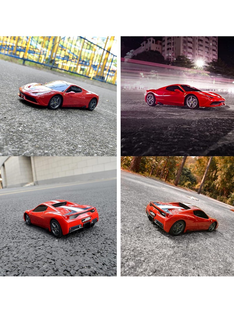RASTAR - 1:24 Scale Official Licensed Ferrari 458 Speciale A Electric Remote Control Sport Racing Hobby Toy Car, RC Car Model Vehicle Gift for Boys, Girls, Teens and Adults - Red - Image 1
