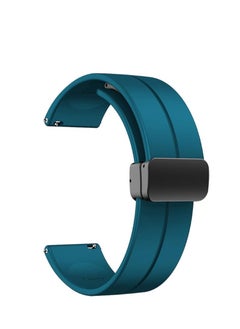 Watch New Version Magnetic Buckle Soft Silicone Sport Band for Redmi Watch 5 Lite Smart Watch Men Women - Turquoise  - Image 1