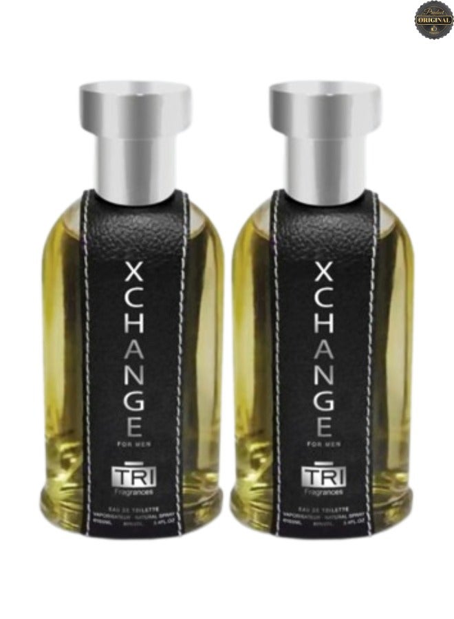 تي أر آي 2 قطع عطر إكس تشينج للرجال 100 مل - Image 1