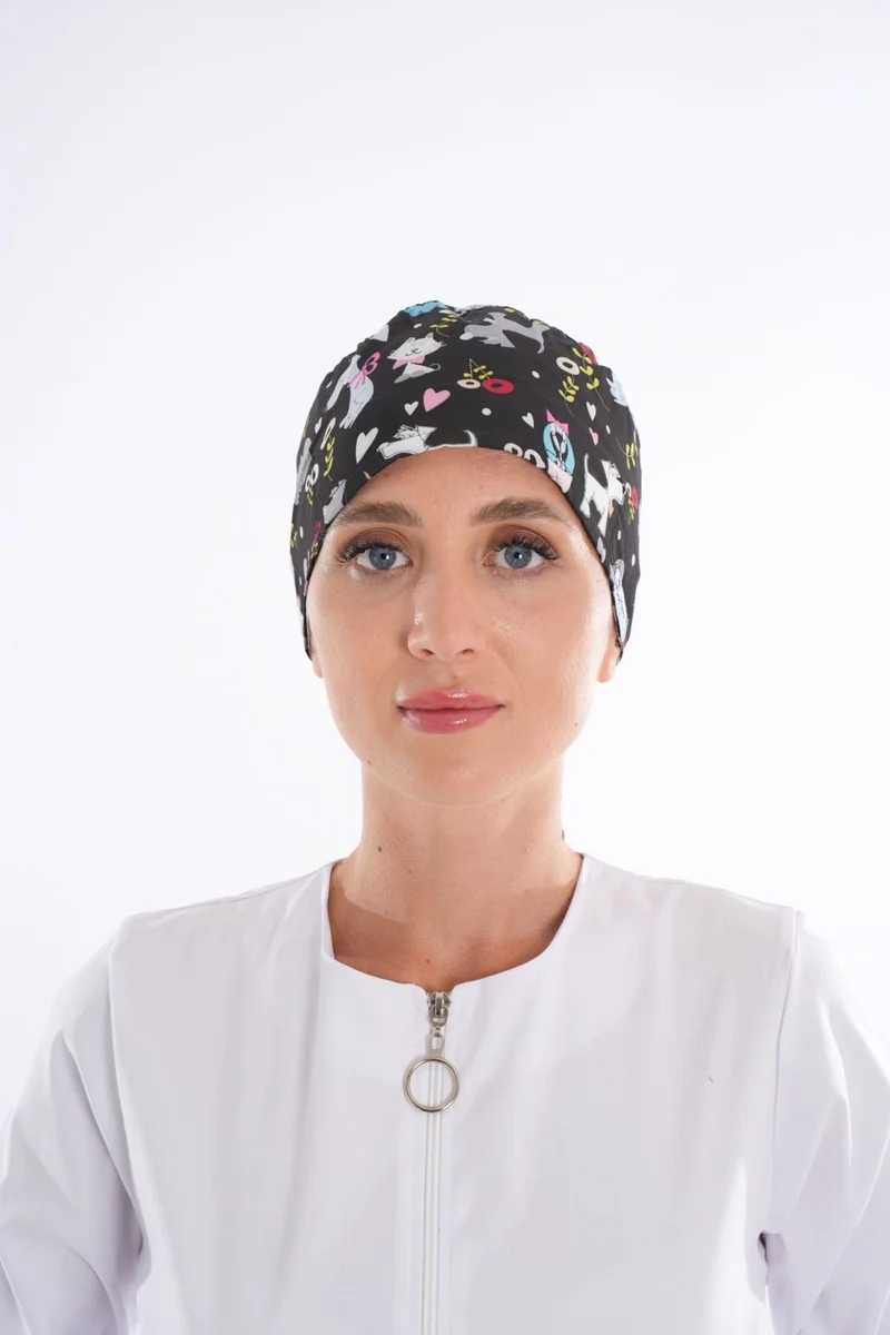 Nur Medikal Giyim Nur Medical Clothing Lovely Friends Doctor Nurse Cook Veterinarian Surgical Bonnet