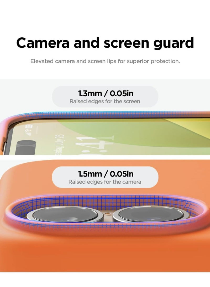 BORTONY iPhone 16 Case Cover Liquid Soft Silicone iPhone 16 Cover Slim Thin Liquid Gel Rubber Inside Microfiber Lining for Apple iPhone 16 6.1 inch - Image 3