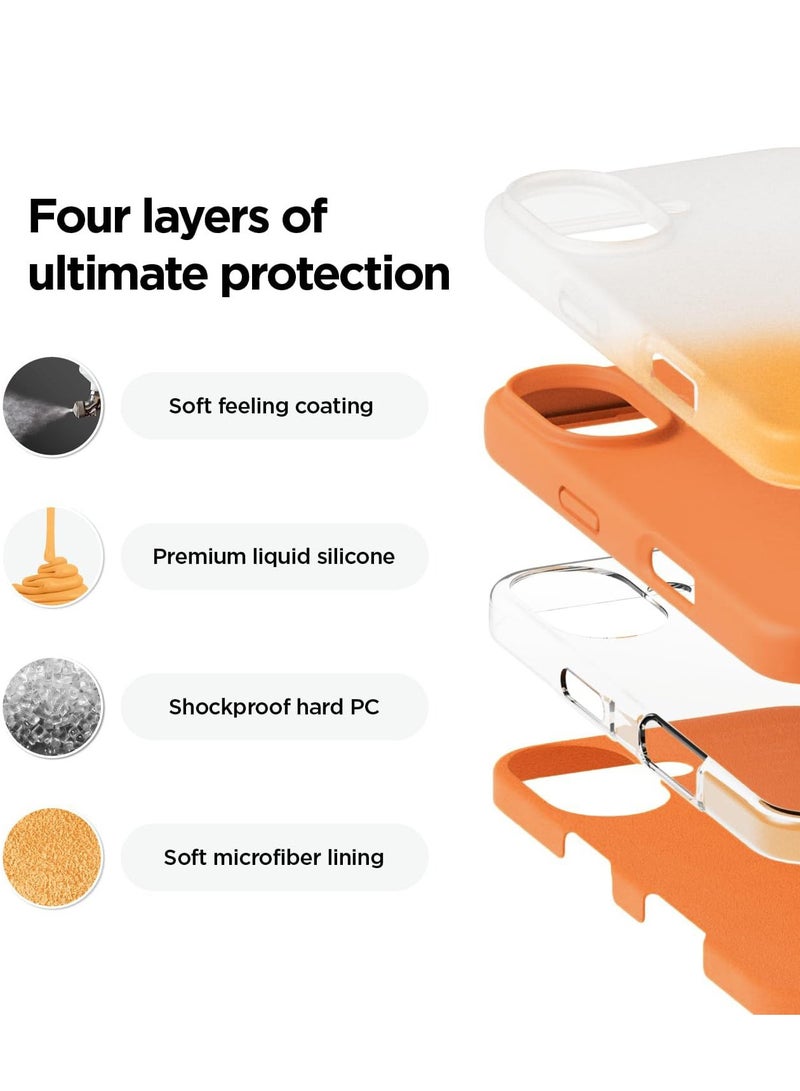 BORTONY iPhone 16 Case Cover Liquid Soft Silicone iPhone 16 Cover Slim Thin Liquid Gel Rubber Inside Microfiber Lining for Apple iPhone 16 6.1 inch - Image 4