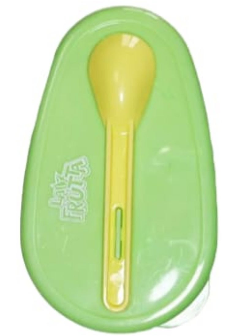 La Frutta - La Frutta baby food Bowl safe plate for kids - green - Image 1