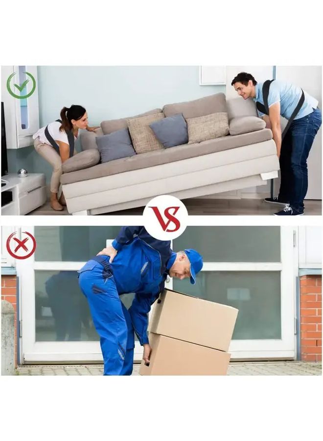 Heavy Duty Adjustable Moving Straps For Two Movers Supports Up To 800 Lbs - Image 5