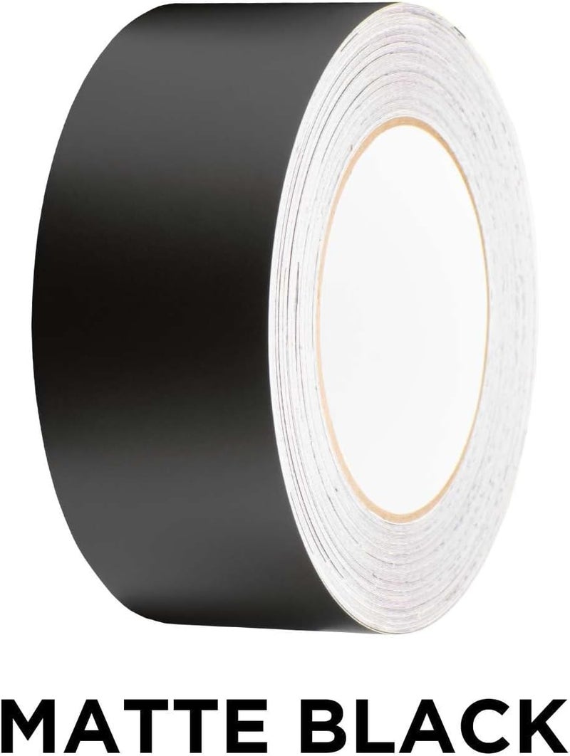 EZAUTO WRAP Matte Black Free Tool Kit Vinyl Wrap Rool Kit for Black Out Chrome Delete Window Trim Door Trim 2 in x 25 ft - Image 2
