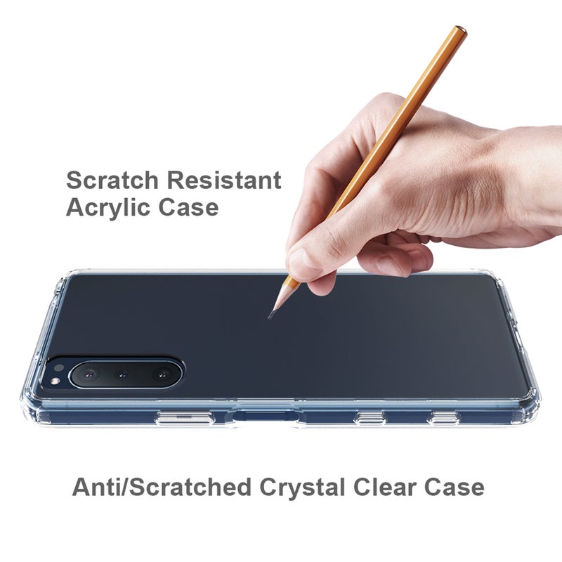 2pcs Hard Phone Cover Absorbing Phone Case Compatible for Xperia 5 II - Image 5