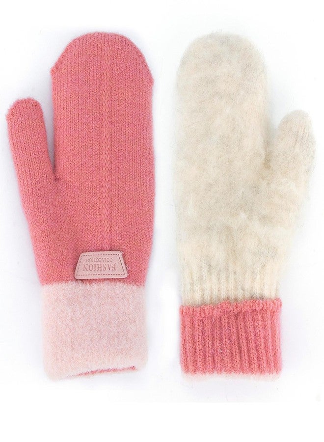 Mealah Kids Winter-Warm-Knit-Mittens for Boys-Girls - Double Layer Thick Warm Outdoor Gloves for 5-10Years Kids - Image 3