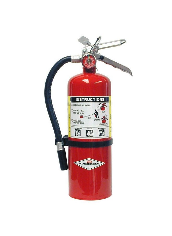 AMEREX Amerex B402, 5 lb. ABC Dry Chemical Fire Extinguisher, with Wall Bracket 