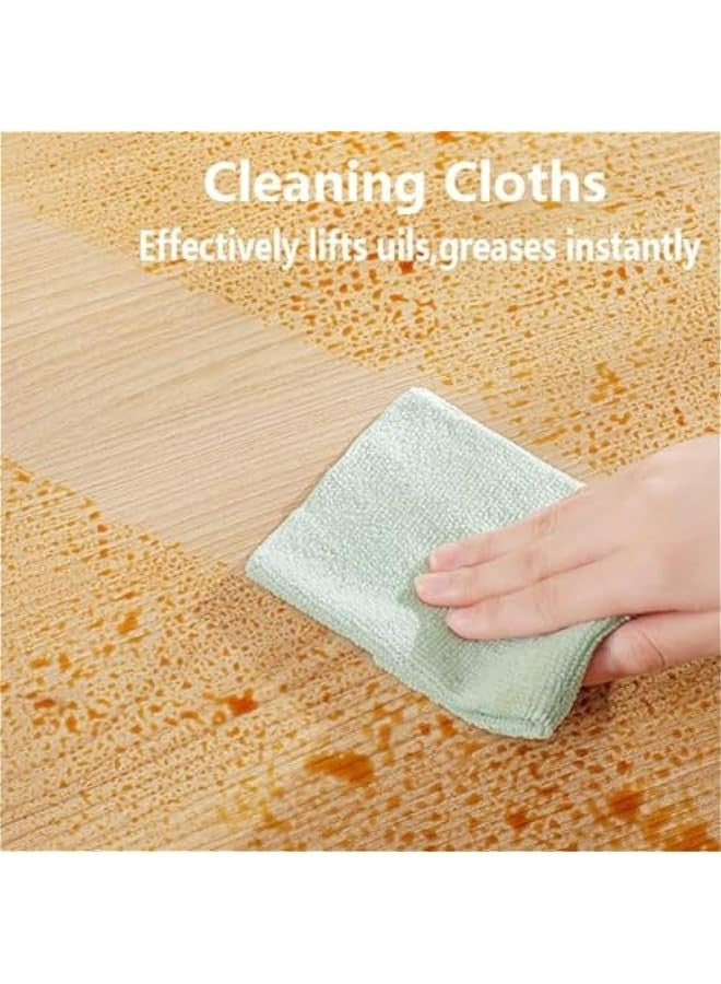 TRASSLE Disposable Cleaning Towels Microfiber Towel,40 Pack Microfiber Rag,Reusable Dish Cloths with Dispenser Box,Lazy Rags Car Wipes, Cleaning Cloths for Home Kitchen Hospital - Image 3