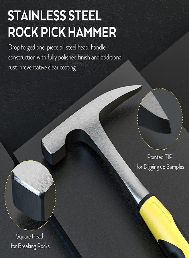 INCLY 26 PCS Geology Rock Pick Hammer Kit - Image 2