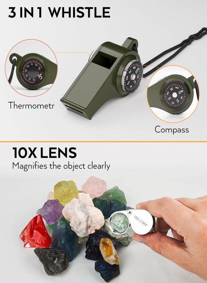INCLY 26 PCS Geology Rock Pick Hammer Kit - Image 4