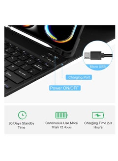 Keyboard Case for iPad Pro 13 inch 2024 M4, Protective Case with Pencil Holder and Detachable Wireless Keyboard for iPad Pro 13 inch (Black) - pzsku/Z6717EF30C1D3D6BCA052Z/45/_/1726504490/47f3a22e-a868-427d-9bf8-95056f2c1839