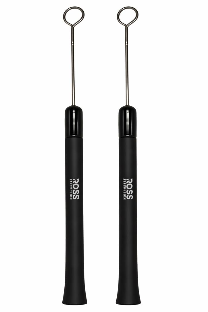 ROSS Drumheads ROSS Percussion Retractable Wire Drum Brushes Adjustable Spread Jazz Acoustic Pair - Image 5