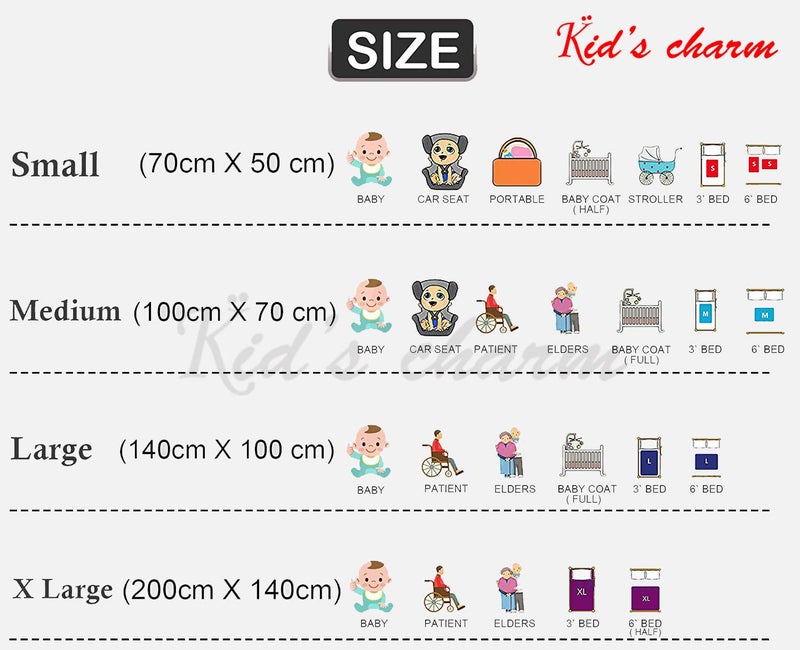 Kid's Charm Kids Charm Instant Dry Water Proof and Reusable MatBed ProtectorAbsorbent Dry Sheets 140cm X 100cm Large Baby Pink - Image 5