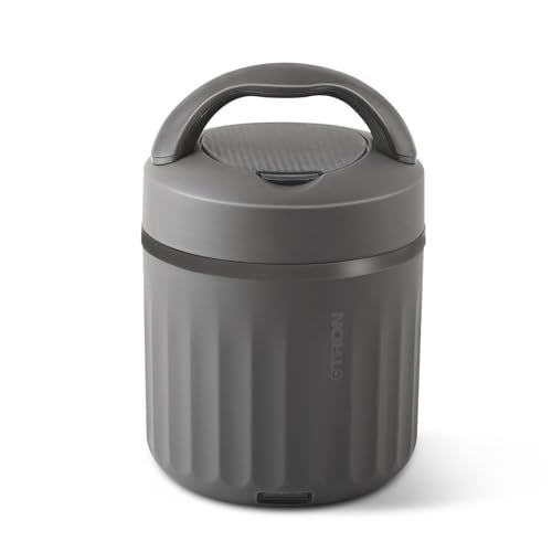 Jaypee Plus Etron Auto Cut Off Electric Lunch Box with 3 Stainless Steel containers 300X3 ml Lunch Box for Office, Travel Easy to Carry Handle Convenience case for Power Cord Food Grade,Bottle Grey - Image 1