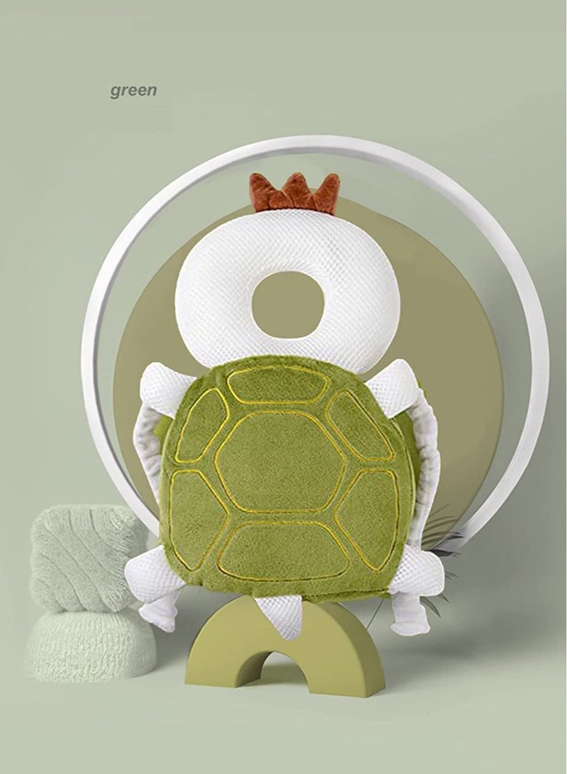 SYOSI Toddler Baby Head Protection Cushion, Backpack Wear, Infant Support Pillows Soft Nursery  Unisex Newborn Shaping Pillow Sleep, Turtle  - Image 2