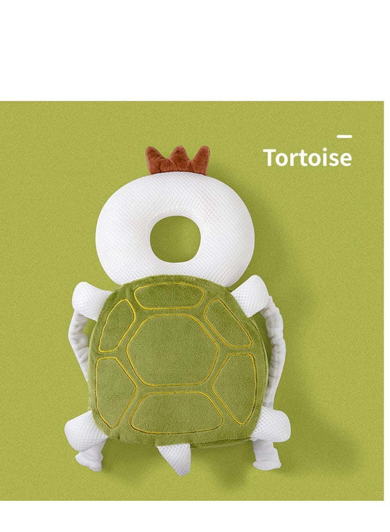 SYOSI Toddler Baby Head Protection Cushion, Backpack Wear, Infant Support Pillows Soft Nursery  Unisex Newborn Shaping Pillow Sleep, Turtle  - Image 1