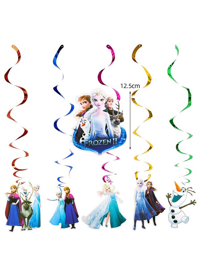 لوازم حفلات أعياد الميلاد المجمدة ، زينة الحفلات المجمدة ومجموعة أدوات المائدة-أطباق المناديل أكواب مفرش المائدة راية خلفية بالونات الخ لوازم حفلات أعياد الميلاد المجمدة - Image 2