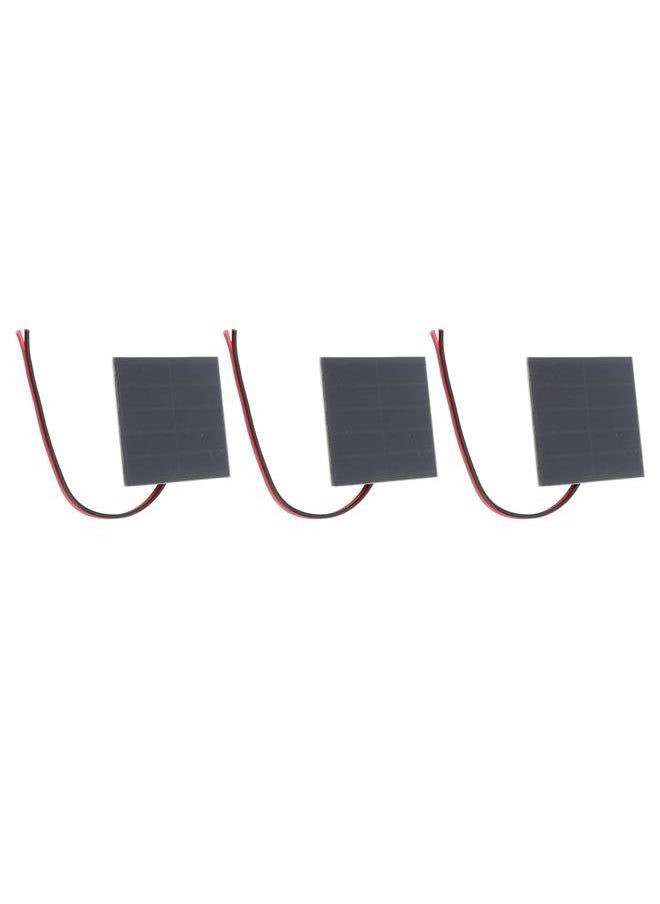 Thoraya 3 Set Small Solar Panels Professional 1W Monocrystalline Silicon High Efficiency DIY Solar Panels Kits for Teaching Appliance Photovoltaic Materials  - Image 2