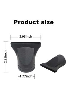 YAFIYGI 2PCS YAFIYGI Hair Dryer Attachment Universal Plastic Blower Nozzle Replace The Styling Professional Salon Hairdressing Tool of Blow Flat Hair Salon Only for Outer Diameter 4.2cm to 4.6cm  - Image 2