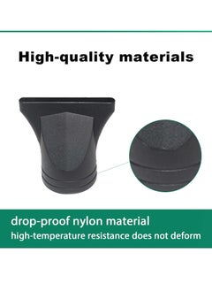 YAFIYGI 2PCS YAFIYGI Hair Dryer Attachment Universal Plastic Blower Nozzle Replace The Styling Professional Salon Hairdressing Tool of Blow Flat Hair Salon Only for Outer Diameter 4.2cm to 4.6cm  - Image 3