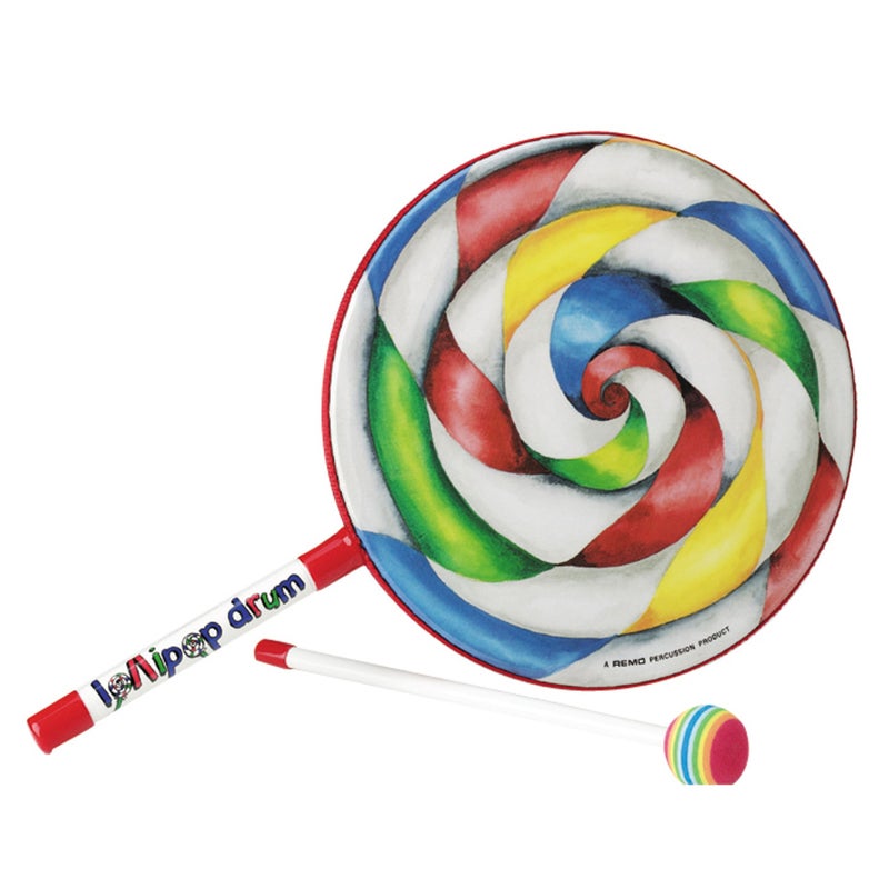 Remo ET-7108-00 Kids Percussion Lollipop Drum, 8" - Image 1
