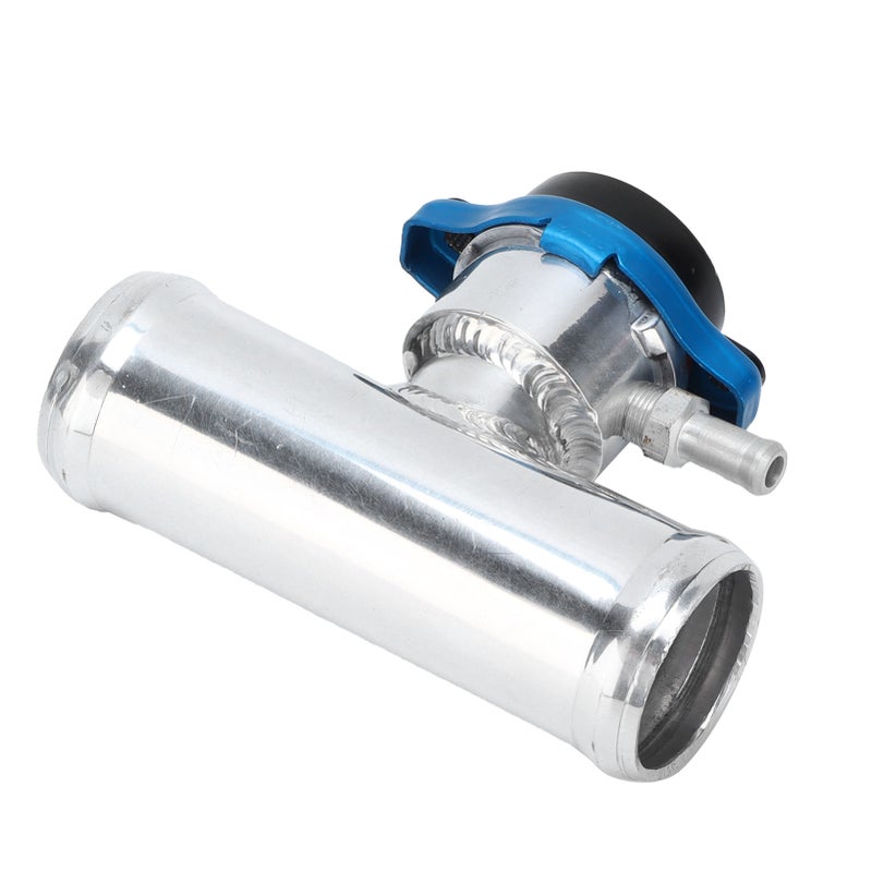 38mm/1.5in Inline Radiator Hose Filler Aluminum With Temperature Gauge for Engine - Image 5