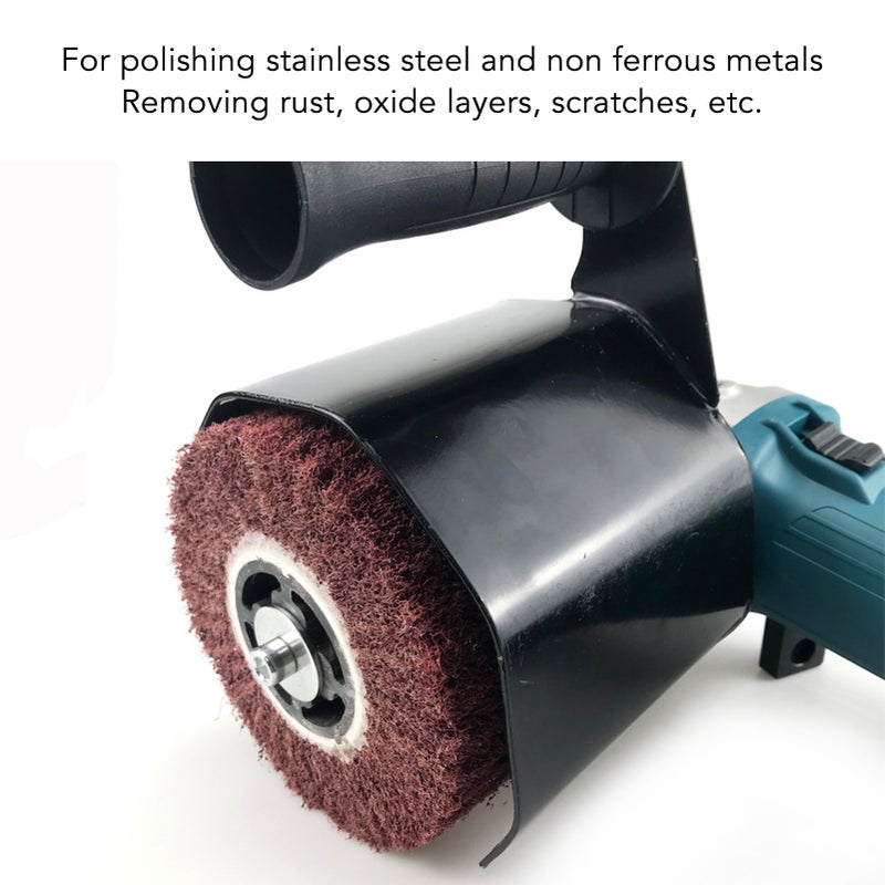 Burnishing Polishing Machine Kit Angle Grinder Attachment for Wood Metal Grinding M10 - Image 3