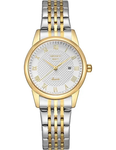 كينيث سكوت ساعة يد نسائية من الستانلس ستيل بعقارب