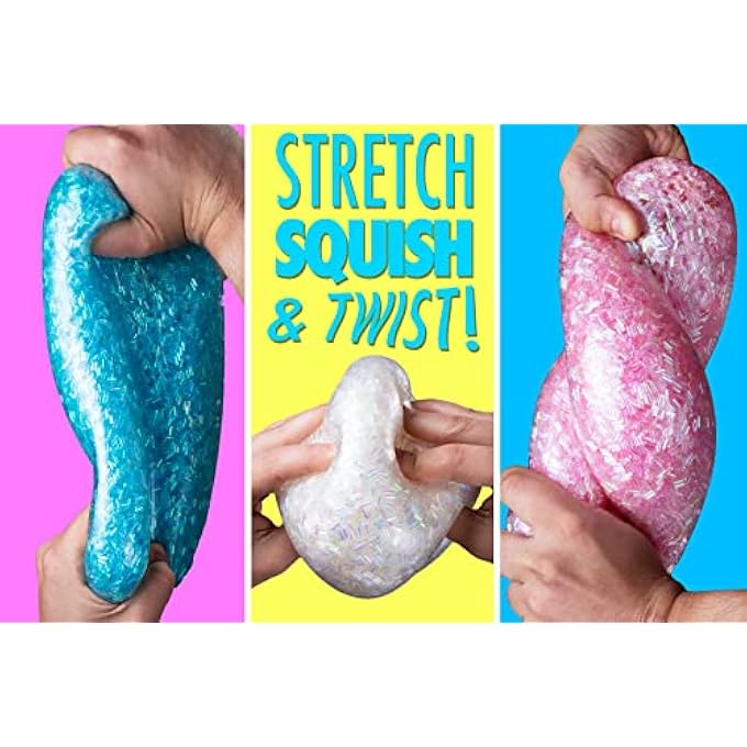 Play Visions Giant Stress Ball with Bingsu Beads - Blue, White, & Pink - Image 4