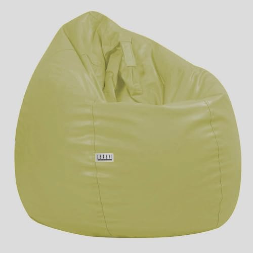 LEXAVI Brand® - 6XL Large Premium Imported Soft Faux Leather Bean Bag, Extra Comfortable and Big Size to Other Bean Bags Without Beans (Cover Only) I Color- (XXXXXXL-Lime-Green) - Image 5
