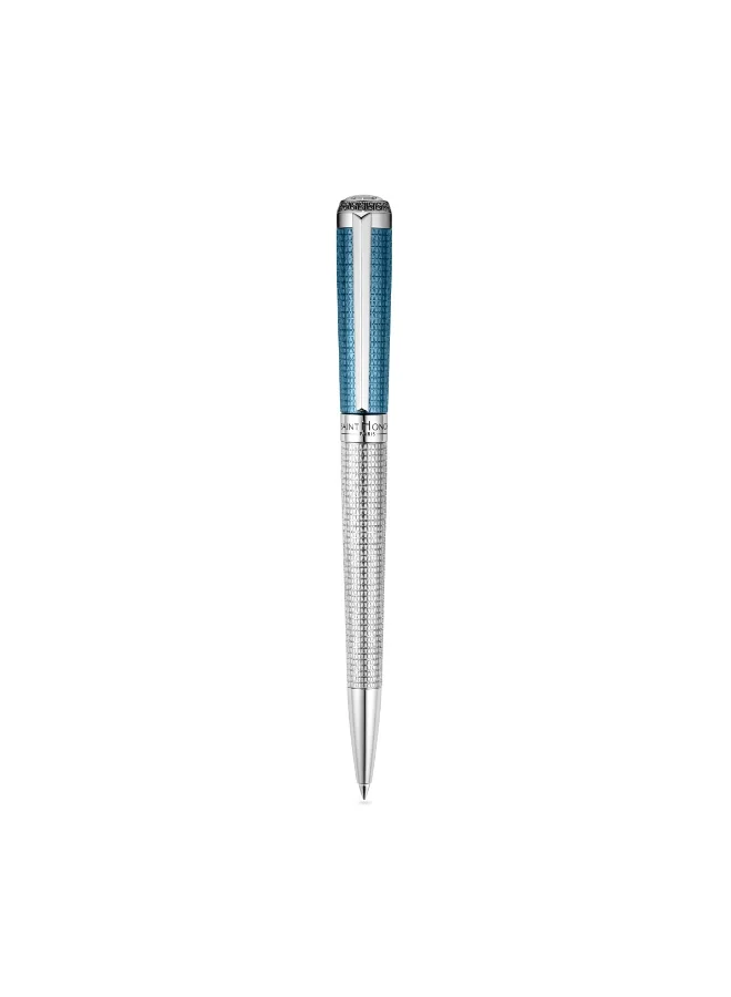 Saint Honore Paris Matignon Silver and Blue Pen for Men