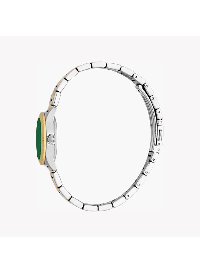 JUST CAVALLI JC1L328M0085 FASHIONISTA - ELEGANT TWO-TONE WOMEN'S WATCH WITH DARK GREEN DIAL - Image 4