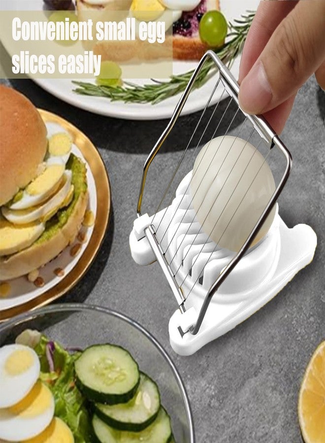 BOBOAR Egg Slicer for Hard Boiled Eggs,Hard Boiled Eggs with Stainless Steel Wire Soft Food Cutting Tool - Image 5