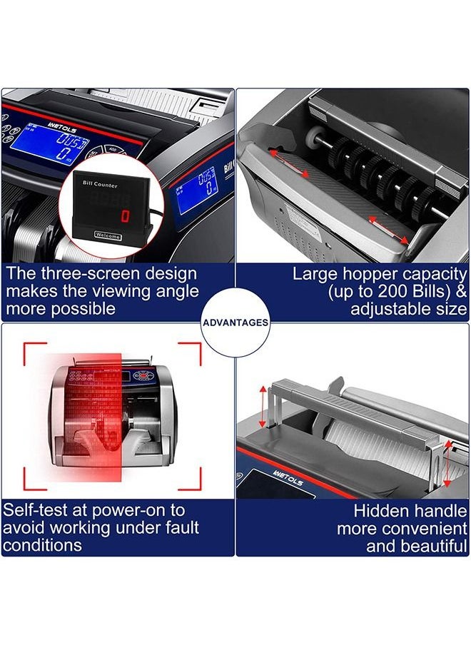 Generic - Cash Counting machine Money Counting & Detector – Digital Display & Control Buttons / 2825C - Image 1