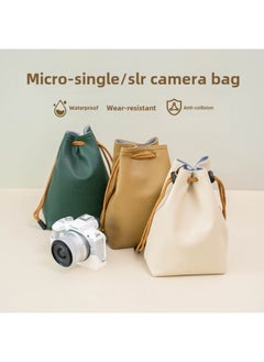 Generic For sony ZVE10 CameRa Bag Canon R50 StoRage Bag Nikon Z30 MicRo SlR Lens Bag Fuji XS20 LineR-Color:Gardenia Color Storage Bag Small  - Image 2